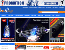 Tablet Screenshot of laserpuissant.com